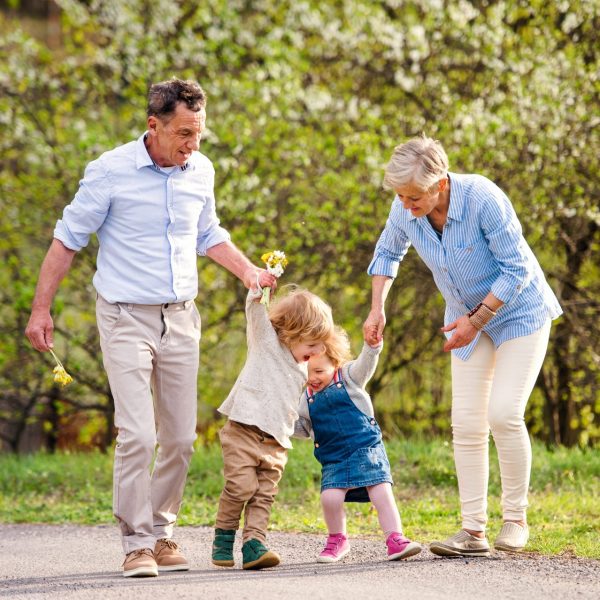 Grandparents help kids near haw river